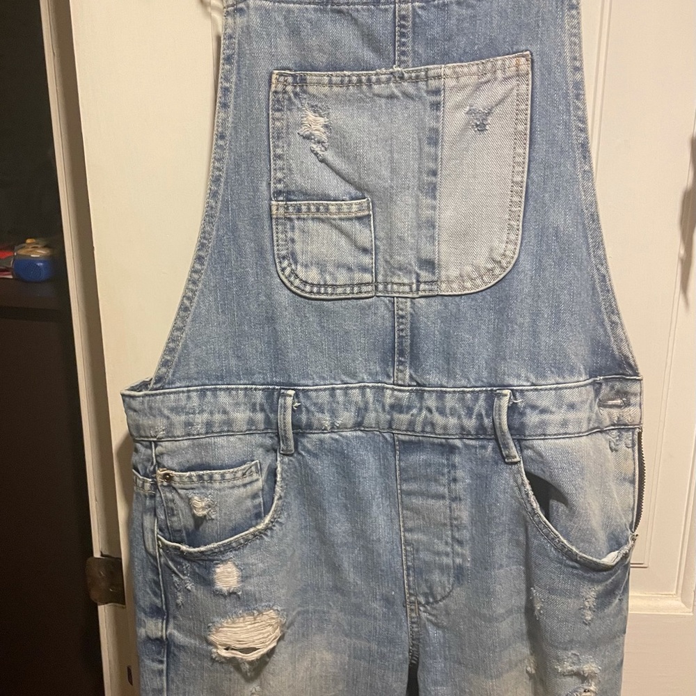 Killer Patchwork Destroyed Skinny Bibs - image 4